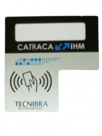 Etiqueta Adesiva para Catraca Tecnibra IHM (nova)